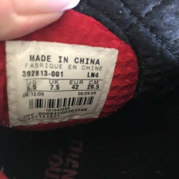 Air Jordan Alpha 1 Retro Black Varsity Red 2009 - Picture 13 of 16